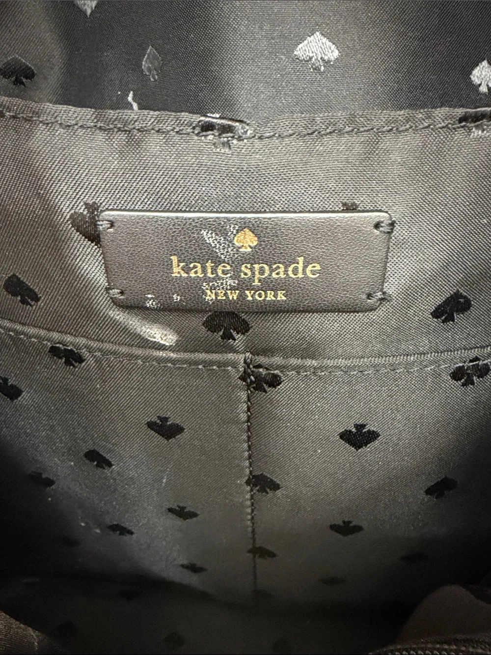 kate spade Black Floral Pansy Mini Backpack